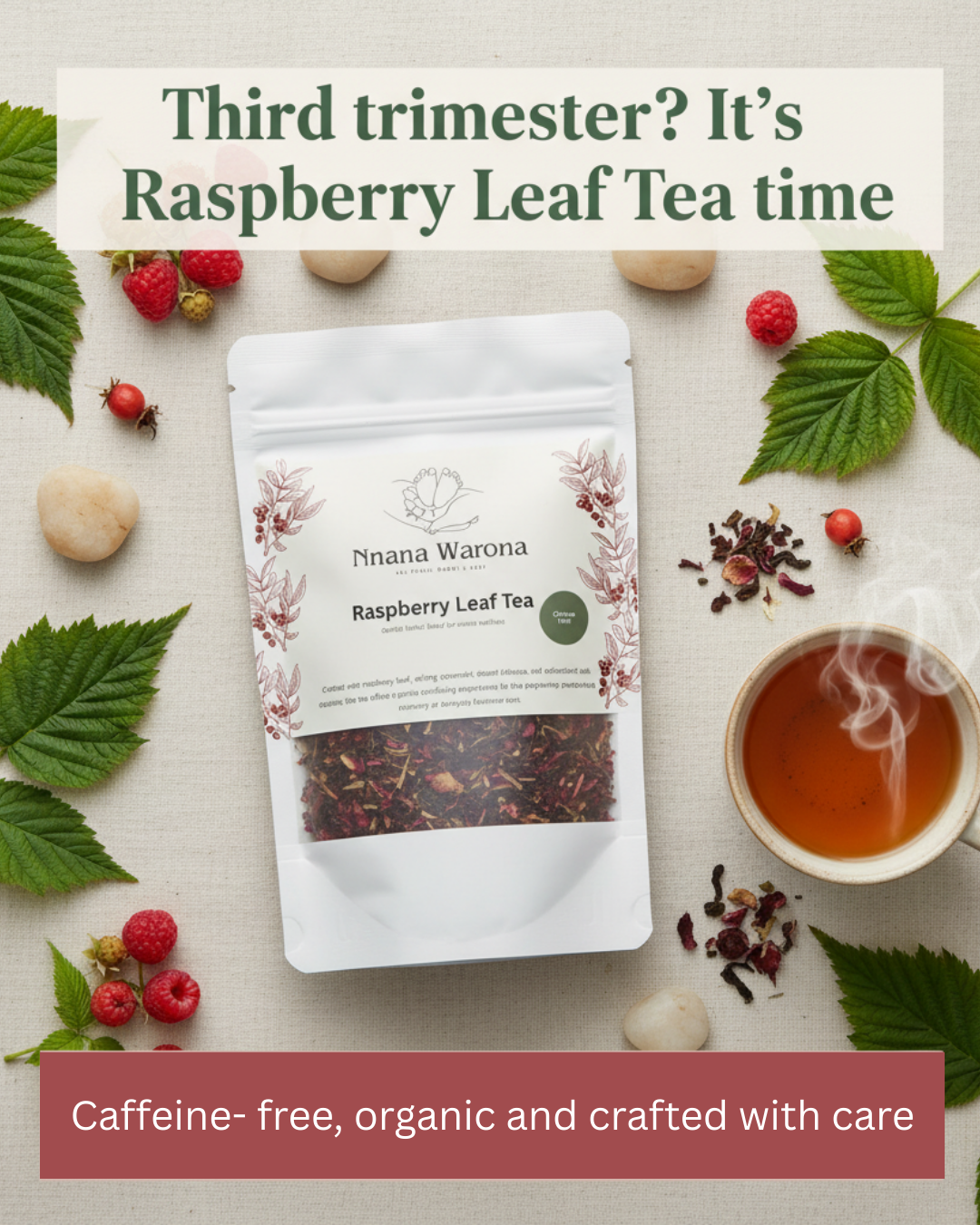 Pregnancy to Postpartum Tea Bundle - Raspberry Leaf & Lactation Tea Set